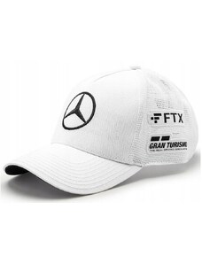 Kšiltovka Mercedes Hamilton Team Trucker Cap White