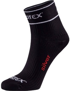 Sportovní ponožky KLIMATEX Levi černá-bílá