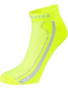 Funkční ponožky KLIMATEX Zoe žlutá neon
