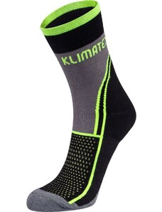 Sportovní ponožky KLIMATEX Korbin černá-žlutá neon