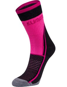 Sportovní ponožky KLIMATEX Korbin černá-fuchsiová