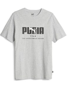 Pánské triko PUMA Graphics Execution šedá