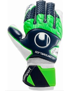 Brankářské rukavice Uhlsport Soft HN Comp Navy-Fluo/Green-White