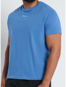 Sinsay - Tričko s krátkými rukávy a potiskem - modrá