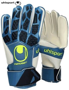 Brankářské rukavice Uhlsport Hyperact Soft Pro Night-Blue/White/Fluo-Y