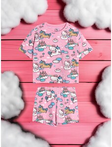 Sinsay - Pyžamová souprava Hello Kitty - růžová