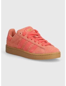 Semišové sneakers boty adidas Originals oranžová barva, IE5587