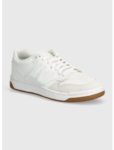 Dětské sneakers boty New Balance 480 bílá barva