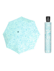 Doppler Magic Fiber Giardino mystic blue dámský plně automatický deštník