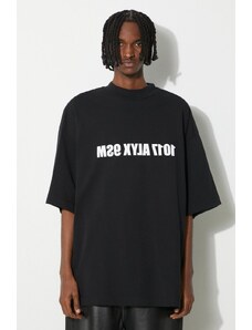 Bavlněné tričko 1017 ALYX 9SM černá barva, s potiskem