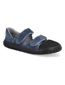 Barefoot dětské sandály Jonap - B21 modrá riflovina