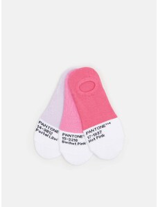 Sinsay - Sada 3 párů ponožek Pantone - vícebarevná