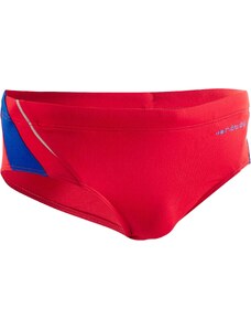 NABAIJI Pánské slipové plavky 900 Yoke červeno-modré