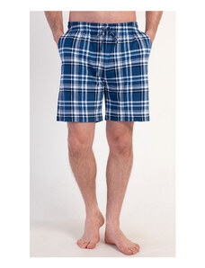 Gazzaz Pánské pyžamové šortky Josef, barva tmavě modrá, 100% bavlna