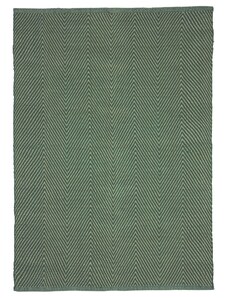 Zelený bavlněný koberec Hübsch Mellow 120 x 180 cm