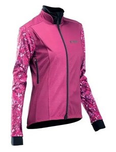 Cyklistická bunda NorthWave Extreme Wmn Jacket Tp Plum