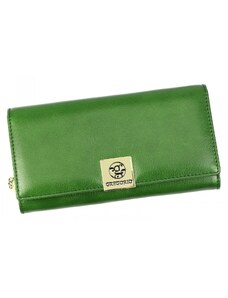 Gregorio Luxusní dámská kožená peněženka Leonardo, zelený