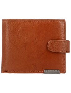 Pánská kožená peněženka na šířku Bellugio Asher, koňaková