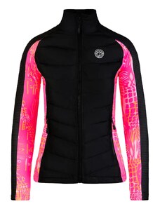 Dámská bunda BIDI BADU Dania Tech Down Jacket Dark Grey/Pink S