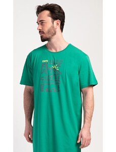 Cool Comics Pánská noční košile s krátkým rukávem Outdoor - zelená