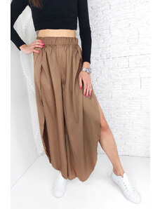 Moda Italia Dámské saténové kalhoty 9535BR