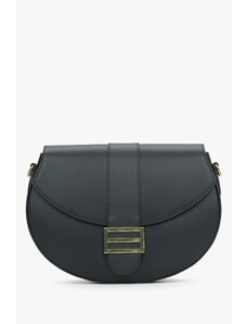 Women's Black Handbag made of Premium Italian Genuine Leather Estro ER00115072