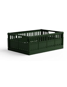 Skládací přepravka maxi Made Crate - racing green