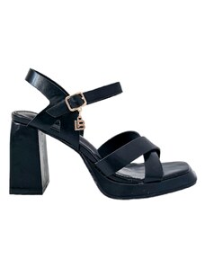 Čierne sandále Laura Biagiotti PR Calf