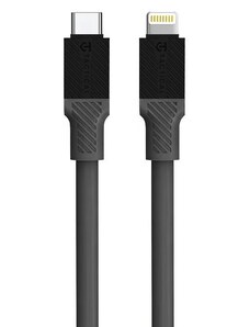 Tactical Fat Man kabel USB C/Lightning 1m Šedá