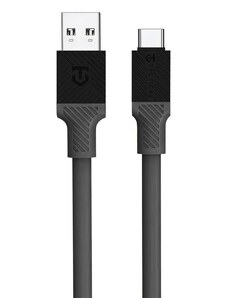 Tactical Fat Man kabel USB A/USB C 1m Šedá