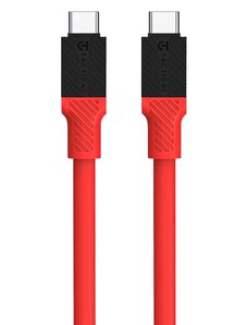 Tactical Fat Man kabel USB C/USB C 1m Červená
