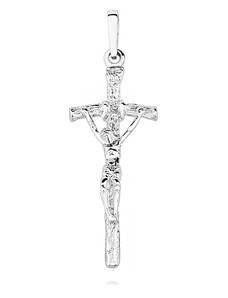 Stříbrný (925) přívěsek Papežský kříž - KKS0102C