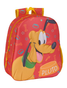 Dětský batoh 3D Clásicos Disney Pluto Oranžová (27 x 33 x 10 cm)