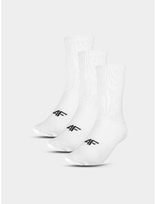 Dětské unisex ponožky 4F (3pack) - bílé