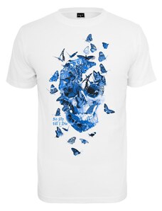 MT Men Pánské tričko Butterfly Skull - bílé