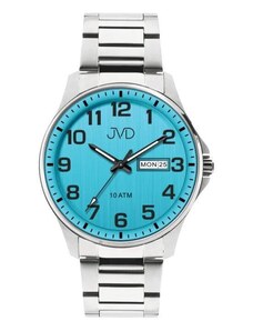 JVD Vodotěsné pánské hodinky se světle modrým číselníkem JVD JE611.6 10ATM