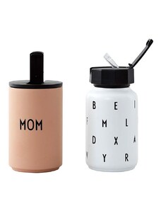 Hrnek a láhev Design Letters Mom and Mini