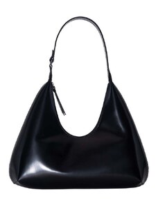 Kožená kabelka By Far černá barva, 19PFAMRSBLWLAR