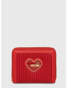 Peněženka Love Moschino červená barva, JC5619PP1GLA1500