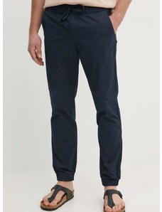Kalhoty Pepe Jeans PULL ON CUFFED SMART PANTS pánské, tmavomodrá barva, přiléhavé, PM211687