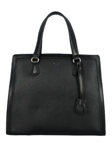 David Jones Trendy koženková dámská kabelka do ruky Bettina, černá