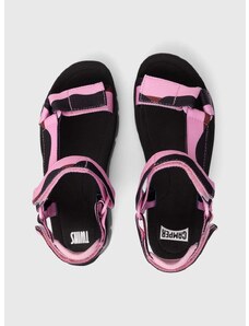 Sandály Camper TWS dámské, růžová barva, na platformě, K200851.023