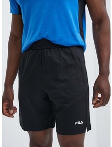 Běžecké šortky Fila Tonnerre černá barva, FAM0633