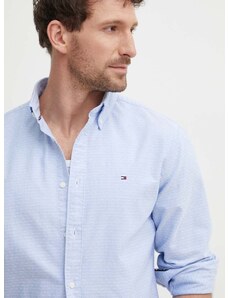 Bavlněná košile Tommy Hilfiger regular, s límečkem button-down, MW0MW36204