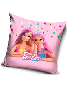 MLC Dívčí polštář Barbie - motiv Dvě princezny - 38 x 38 cm