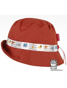 Bavlněný letní klobouk Dráče - Palermo 28, cihlová, safari