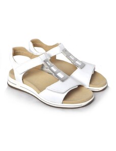 Dámské komfortní sandály na suchý zip Ara 12-34804-04 bílá