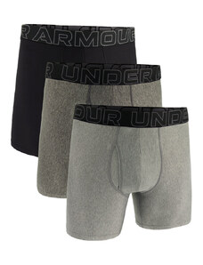 Under Armour Performance Tech 6in 3 Pack | Steel Full Heather/Castlerock Full Heather/Castlerock