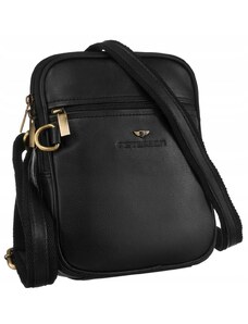 Praktická pánská taška přes rameno v černé barvě
