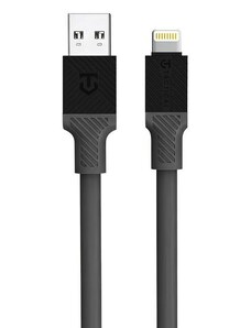 Tactical Fat Man kabel USB A/Lightning 1m Šedá
